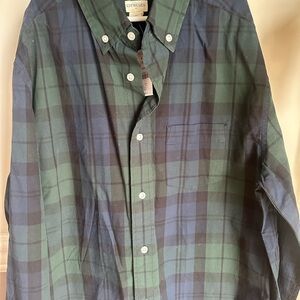 Crewcuts boys Plaid Shirt in Green and Blue